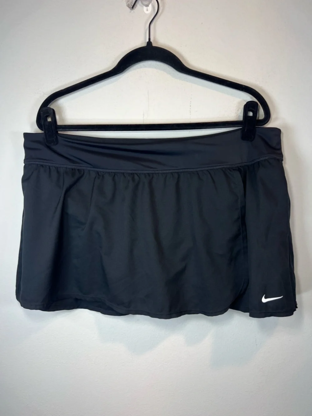 Nike Solid Element Board Skirt Skort Black Activewear Athleisure Zip Pocket  XXL